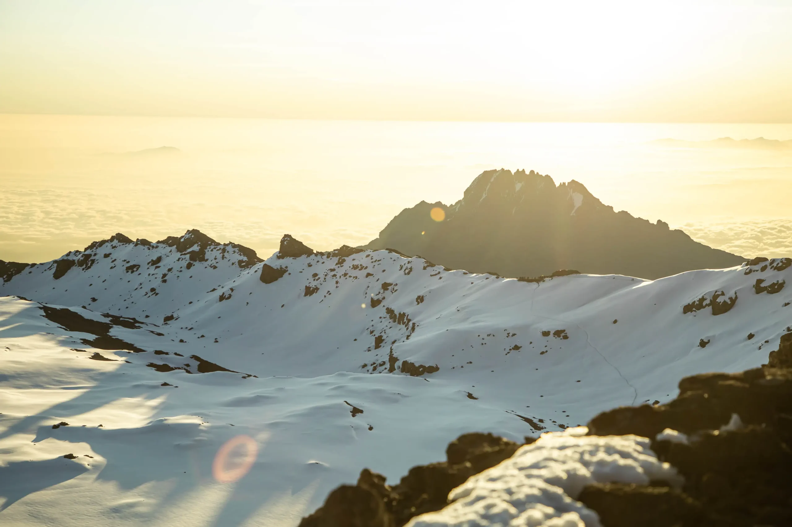 8-Day Kilimanjaro Climb, Lemosho Route. Sunrise at Stella Point