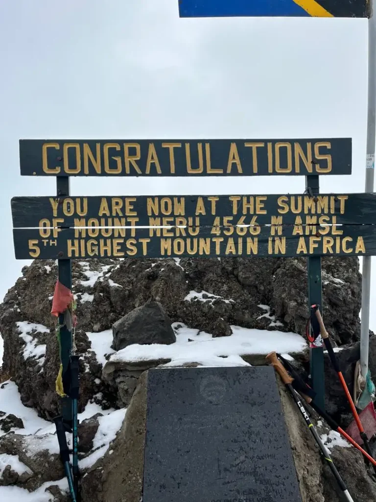 4-Day Mount Meru Climb Tanzania