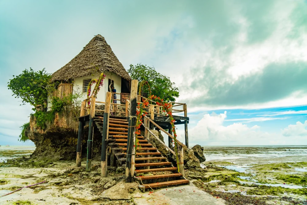 27 Things to Do in Zanzibar (2026 Must‑See List) 13 View of The Rock Restaurant area in Kizimkazi, Zanzibar, a famous spot to visit even if you don’t eat there